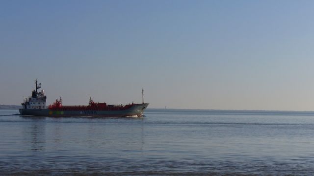 yara gas 3 - 13 mars 2009 - quittant l estuaire (2).JPG